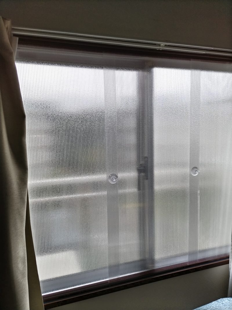 内窓DIY　窓枠 ポリカーボネート　3枚