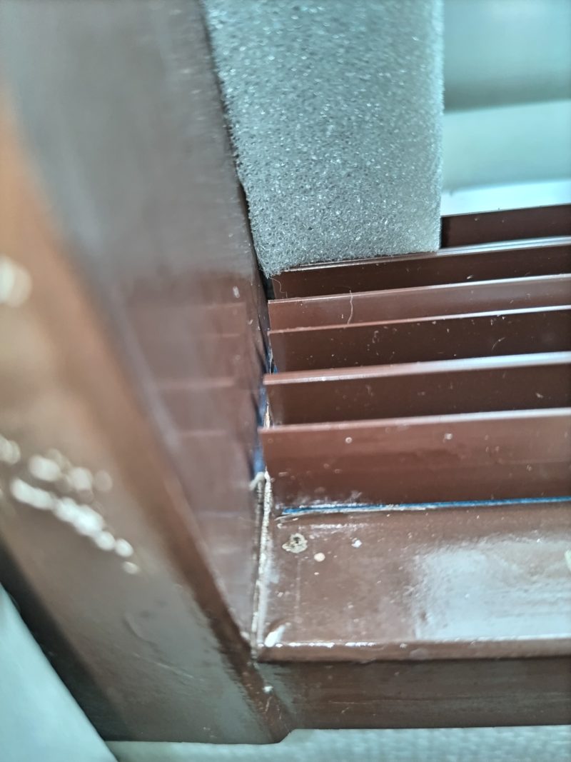 内窓DIY　窓枠　ガラス戸レール